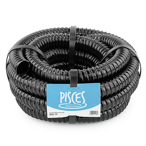Pisces 25mm (1 Inch) Black Pond Corrugated Flexible Hose Pipe - 5m Roll 3 Pisces 25mm (1 Inch) Black Pond Corrugated Flexible Hose Pipe - 5m Roll
