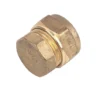 Plumbsure Brass Compression Stop End (Dia)15mm, Pack Of 10 -Klim Heating Shop plumbsure brass compression stop end dia 15mm pack of 1003888773 01c bq