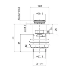 Polished Chrome Slotted Pop Up Clicker Basin Sink Waste 5 Polished Chrome Slotted Pop Up Clicker Basin Sink Waste -Klim Heating Shop polished chrome slotted pop up clicker basin sink waste5056474502590 02c MP