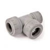 Polypipe PolyPlumb PB1428 28mm X 22mm X 28mm Reduced End Tee - Grey 5 Pack -Klim Heating Shop polypipe polyplumb pb1428 28mm x 22mm x 28mm reduced end tee grey 5 pack5022733003375 01c MP