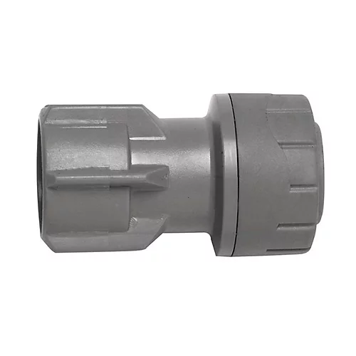 Polypipe PolyPlumb PB2722 22mm X 3/4" Hand Tighten Tap Connector - 5 Pack 3 Polypipe PolyPlumb PB2722 22mm X 3/4" Hand Tighten Tap Connector - 5 Pack