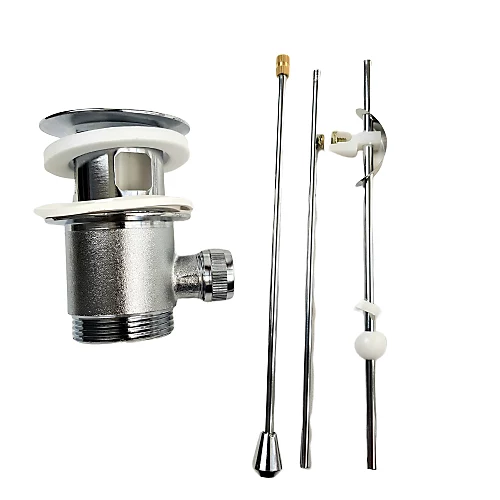 POP UP WASTE CHROME BATHROOM 1 1/4" BASIN WASTES 4 POP UP WASTE CHROME BATHROOM 1 1/4" BASIN WASTES - Image 2