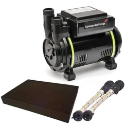 Salamander CT55 1.5 Bar Single Shower Pump 2 Year NEW CT55XTRA & Mat