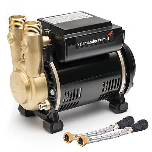 Salamander CTFORCE 20PS 2.0 Bar Brass Single Impeller Shower Pump + Hoses + Mat 4 Salamander CTFORCE 20PS 2.0 Bar Brass Single Impeller Shower Pump + Hoses + Mat - Image 2