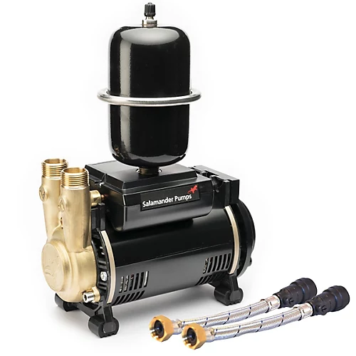 Salamander CTFORCE 20SU 2.0 Bar Brass Single Impeller Shower Pump Negative & Mat 4 Salamander CTFORCE 20SU 2.0 Bar Brass Single Impeller Shower Pump Negative & Mat - Image 2