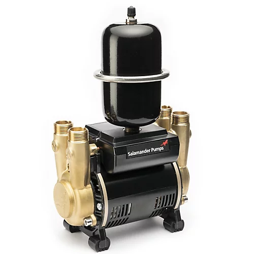 Salamander CTFORCE 20TU 2.0 Bar Brass Twin Impeller Shower Pump Negative Head 4 Salamander CTFORCE 20TU 2.0 Bar Brass Twin Impeller Shower Pump Negative Head - Image 2