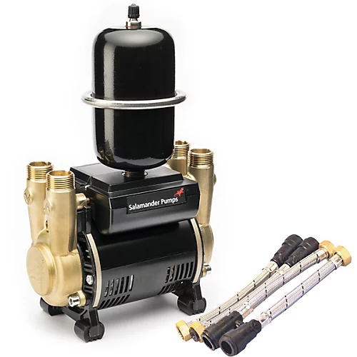 Salamander CTFORCE 30TU 3.0 Bar Brass Twin Impeller Shower Pump Negative & Mat 4 Salamander CTFORCE 30TU 3.0 Bar Brass Twin Impeller Shower Pump Negative & Mat - Image 2