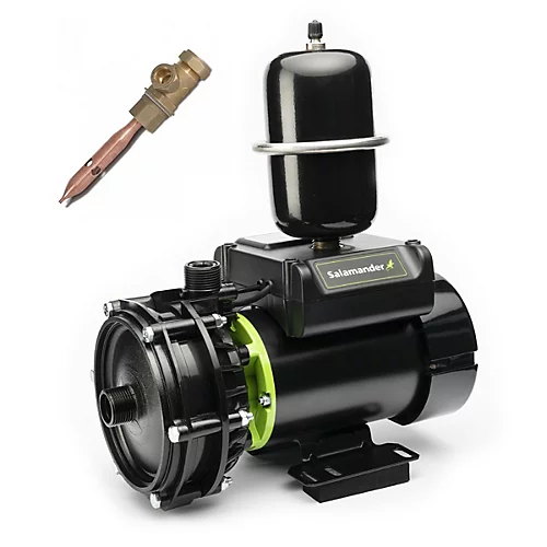 Salamander RP80SU + STYPE 2.4 Bar Single Impeller Shower Pump Negative + Flange 3 Salamander RP80SU + STYPE 2.4 Bar Single Impeller Shower Pump Negative + Flange