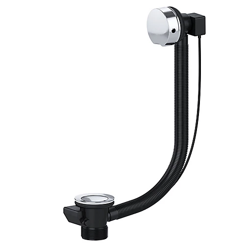 SPARES2GO Bath Waste Combination Plug 40mm 1.5" Overflow Pop Up Trap (Chrome Silver) 3 SPARES2GO Bath Waste Combination Plug 40mm 1.5" Overflow Pop Up Trap (Chrome Silver)