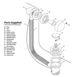 SPARES2GO Bath Waste Combination Plug 40mm 1.5" Overflow Pop Up Trap (Chrome Silver) 8 SPARES2GO Bath Waste Combination Plug 40mm 1.5" Overflow Pop Up Trap (Chrome Silver) -Klim Heating Shop spares2go bath waste combination plug 40mm 1 5 overflow pop up trap chrome silver 5057817608634 03c MP