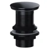 SPARES2GO Clicker Basin Waste Bathroom / Kitchen Sink Plug 1 1/4" Round Black (Unslotted) 1 SPARES2GO Clicker Basin Waste Bathroom / Kitchen Sink Plug 1 1/4" Round Black (Unslotted) -Klim Heating Shop spares2go clicker basin waste bathroom kitchen sink plug 1 1 4 round black unslotted 5057817608986 01c MP