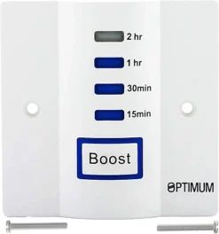 SPARES2GO Energy Saving 15 Minute To 2 Hour Electronic Boost Timer For Immersion / Room Heater