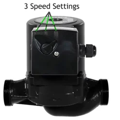 SPARES2GO Light Commercial Circulation Pump Compatible With Grundfos UPS2 25-80 180 Heating -Klim Heating Shop spares2go light commercial circulation pump compatible with grundfos ups2 25 80 180 heating5057817556973 04c MP