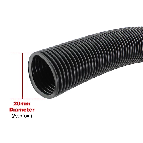 SPARES2GO Pond Hose Flexible Marine Filter Pipe Corrugated + 2 Clamp Clips (20mm, 15M) 4 SPARES2GO Pond Hose Flexible Marine Filter Pipe Corrugated + 2 Clamp Clips (20mm, 15M) - Image 2