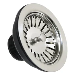 SPARES2GO Sink Strainer Basket Waste Drain Plug Chrome Plated Stainless Steel Kitchen Bathroom Basin (40mm, 1 1/2") 9 SPARES2GO Sink Strainer Basket Waste Drain Plug Chrome Plated Stainless Steel Kitchen Bathroom Basin (40mm, 1 1/2") -Klim Heating Shop spares2go sink strainer basket waste drain plug chrome plated stainless steel kitchen bathroom basin 40mm 1 1 2 5057817536661 04c MP