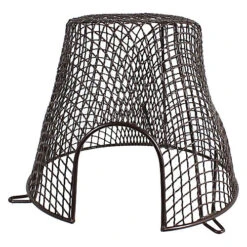 SPARES2GO Universal Brown Plastic Terminal Guard Round Plume Kit Boiler Flue Cage (11.5'' / 295mm) -Klim Heating Shop spares2go universal brown plastic terminal guard round plume kit boiler flue cage 11 5 295mm 5057817294417 03c MP