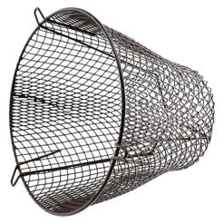 SPARES2GO Universal K6 Plastic Coated Terminal Guard Round Boiler Flue Cage (11.5'' / 290mm) Brown