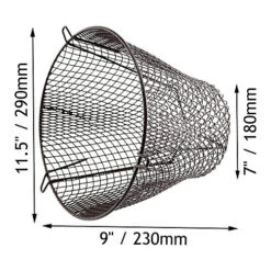 SPARES2GO Universal K6 Plastic Coated Terminal Guard Round Boiler Flue Cage (11.5'' / 290mm) Brown 9 SPARES2GO Universal K6 Plastic Coated Terminal Guard Round Boiler Flue Cage (11.5'' / 290mm) Brown -Klim Heating Shop spares2go universal k6 plastic coated terminal guard round boiler flue cage 11 5 290mm brown5056026731409 04c MP