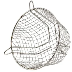 SPARES2GO Universal Stainless Steel Terminal Guard Round Boiler Flue Cage (7'' / 180mm)