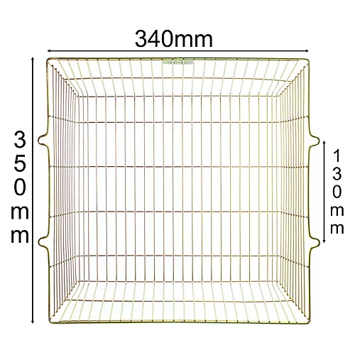 SPARES2GO Universal Zinc Coated Terminal Guard Square Boiler Flue Cage (11'' X 11'' X 6'') 4 SPARES2GO Universal Zinc Coated Terminal Guard Square Boiler Flue Cage (11'' X 11'' X 6'') - Image 2