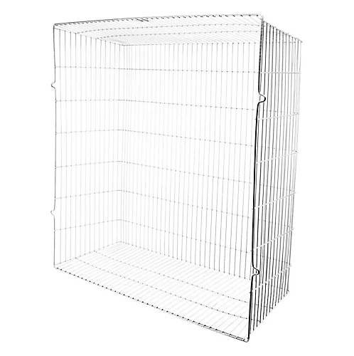 SPARES2GO Universal Zinc Coated Terminal Guard Square Boiler Flue Cage (22'' X 22'' X 8'') 3 SPARES2GO Universal Zinc Coated Terminal Guard Square Boiler Flue Cage (22'' X 22'' X 8'')