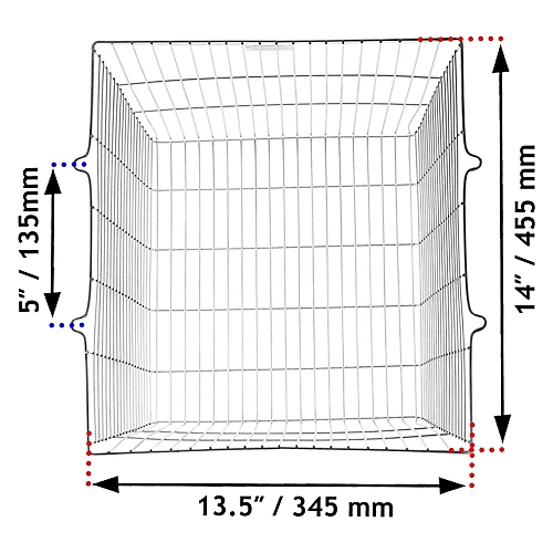 SPARES2GO Universal Zinc Coated Terminal Guard Square Deep Boiler Flue Cage (11'' X 10'' X 10.5'') 4 SPARES2GO Universal Zinc Coated Terminal Guard Square Deep Boiler Flue Cage (11'' X 10'' X 10.5'') - Image 2