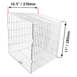 SPARES2GO Universal Zinc Coated Terminal Guard Square Deep Boiler Flue Cage (11'' X 10'' X 10.5'') 8 SPARES2GO Universal Zinc Coated Terminal Guard Square Deep Boiler Flue Cage (11'' X 10'' X 10.5'') -Klim Heating Shop spares2go universal zinc coated terminal guard square deep boiler flue cage 11 x 10 x 10 5 5056026731447 03c MP