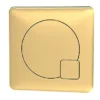 Square Dual Flush Push Button (For Use With Concealed Toilet Cistern - Not Included) - 70mm -Brushed Brass - Balterley 2 Square Dual Flush Push Button (For Use With Concealed Toilet Cistern - Not Included) - 70mm -Brushed Brass - Balterley -Klim Heating Shop square dual flush push button for use with concealed toilet cistern not included 70mm brushed brass balterley5056678401231 01c MP