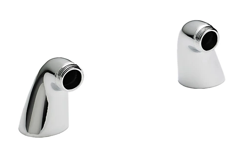 Tap Accessories Short Inlet Legs, Pair - Chrome - Balterley 3 Tap Accessories Short Inlet Legs, Pair - Chrome - Balterley