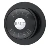 Traditional Dual Flush Push Button (For Use With Concealed Toilet Cistern - Not Included) - 72mm - Matt Black - Balterley -Klim Heating Shop traditional dual flush push button for use with concealed toilet cistern not included 72mm matt black balterley5056678401705 01c MP