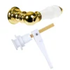 Traditional Gold Ceramic WC Toilet Cistern Lever Flush Handle With Adjustable Lift Arm 1 Traditional Gold Ceramic WC Toilet Cistern Lever Flush Handle With Adjustable Lift Arm -Klim Heating Shop traditional gold ceramic wc toilet cistern lever flush handle with adjustable lift arm5060966976011 01c MP