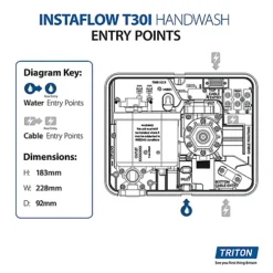 Triton T30i Handwash Oversink Manual Hand Wash Electric Water Heater -Klim Heating Shop triton t30i handwash oversink manual hand wash electric water heater5012663153998 01t bq