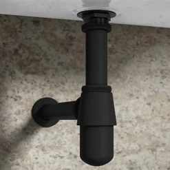 UK Homeliving Trisen Black Bottle Trap