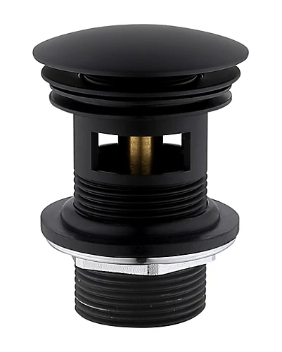 VURTU Barkway Basin Waste, 32mm Diameter, Slotted, Clicker, Black, 111113 3 VURTU Barkway Basin Waste, 32mm Diameter, Slotted, Clicker, Black, 111113