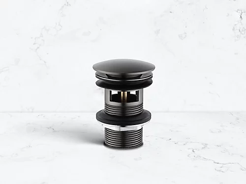 VURTU Barkway Basin Waste, 32mm Diameter, Slotted, Clicker, Gun Metal, 628558 4 VURTU Barkway Basin Waste, 32mm Diameter, Slotted, Clicker, Gun Metal, 628558 - Image 2