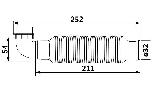 Wirquin 5/4" Inch Space Saving Flexible Waterless Membrane Drain Waste Trap Replacement 5 Wirquin 5/4" Inch Space Saving Flexible Waterless Membrane Drain Waste Trap Replacement - Image 3